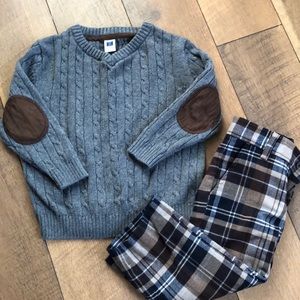 Janie and Jack sweater with matching pants!